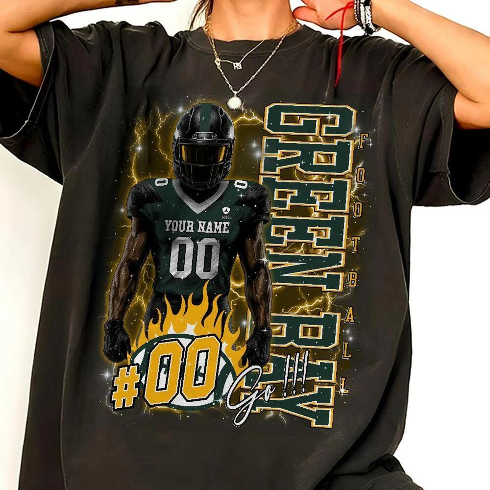 Personalized Green Bay Football Name Number Game Day Crewneck Fan Gift